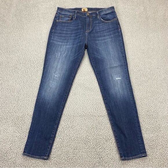 DRIFTWOOD Denim - Driftwood Women's Jackie Stretch Dark Wash High Rise Jeans   Size:  32